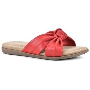 Flat Women's Fateful Flip-Flop Sandals Red